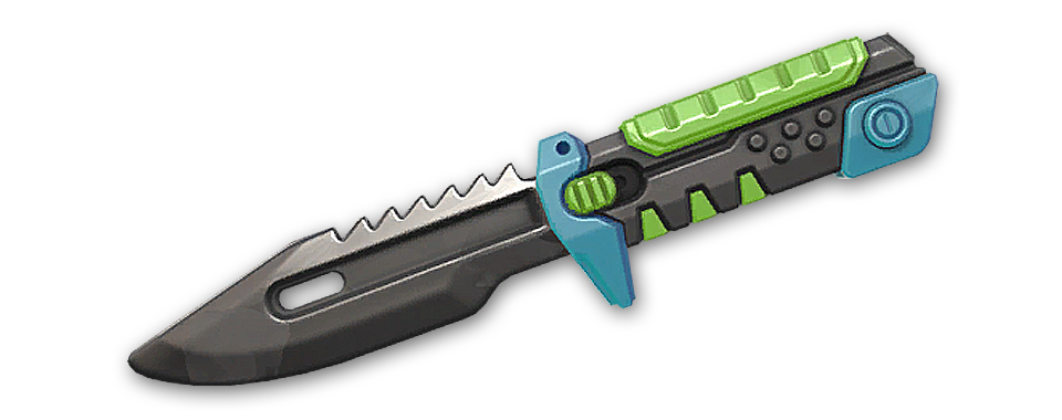 BlastX Polymer KnifeTech Coated Knife · Variant 1 Black · Valorant weapon skin