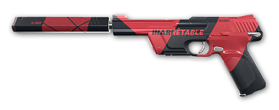 Ego Ghost · Variant 1 Red · Valorant weapon skin