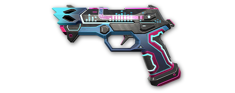 Glitchpop, EP 2 Classic · Variant 1 Blue · Valorant weapon skin
