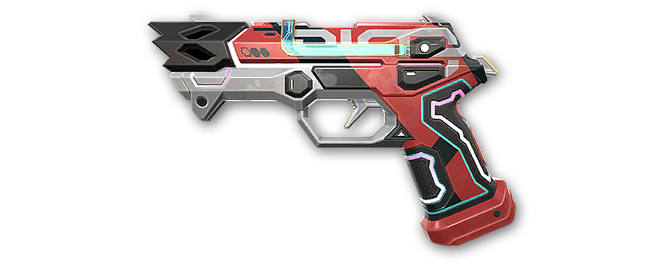 Glitchpop, EP 2 Classic · Variant 2 Red · Valorant weapon skin