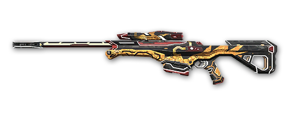 Glitchpop, EP 2 Operator · Variant 3 Gold · Valorant weapon skin