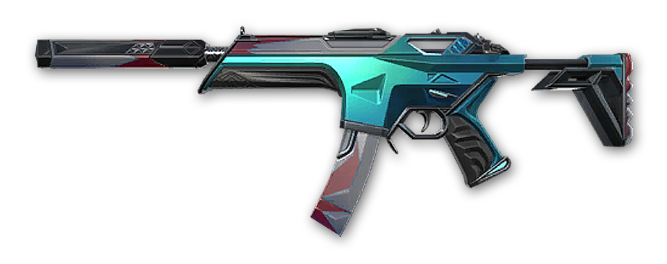 Prime Spectre · Variant 2 Blue · Valorant weapon skin