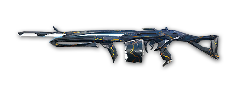 Singularity Ares · Variant 1 Blue · Valorant weapon skin