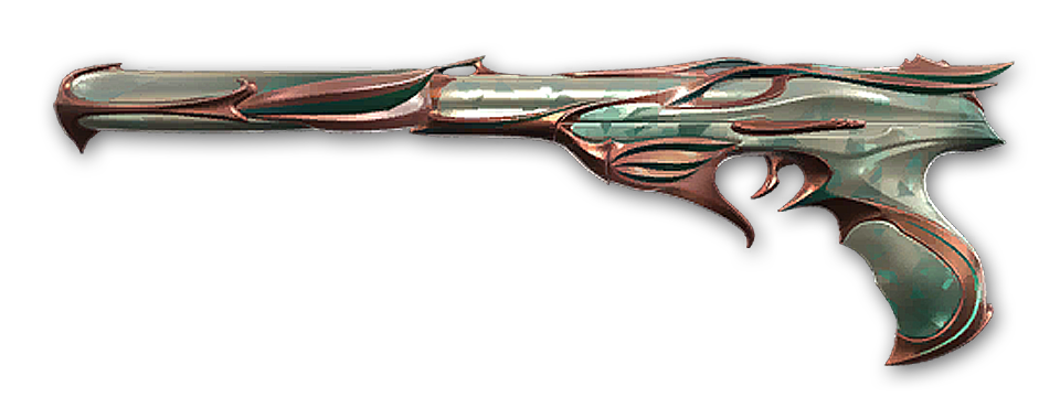 Sovereign Ghost · Variant 1 Gold · Valorant weapon skin