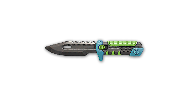 Valorant skin icon · BlastX Polymer KnifeTech Coated Knife · Variant 1 Black