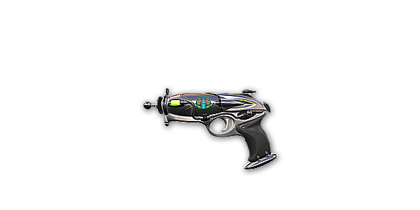 Valorant skin icon · Gravitational Uranium Neuroblaster Classic · Variant 1 Chrome